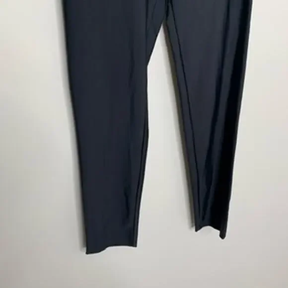 Reformation Skye Black Shiny Coated Legging Womens Medium
